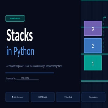 Comprehensive Beginner's Guide to Stacks in Python: Concepts ...