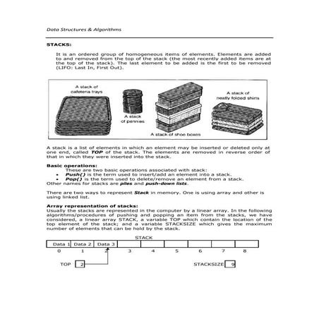 Stacks,queues,linked-list | PDF