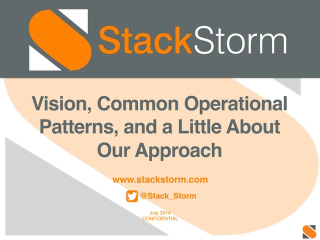 StackStorm DevOps Automation Webinar