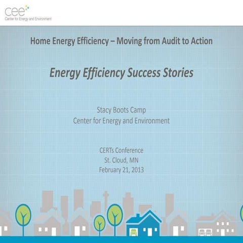 Home Energy Efficiency – Moving from Audit to Action