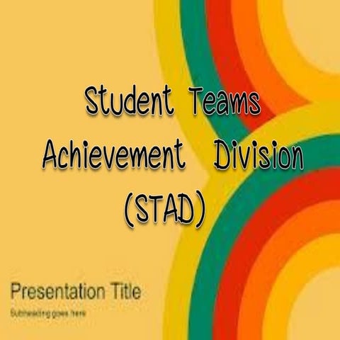 การจัดการเรียนรู้ Stad