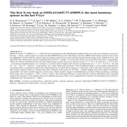 The first X-ray look at SMSS J114447.77-430859.3: the most luminous quasar in...