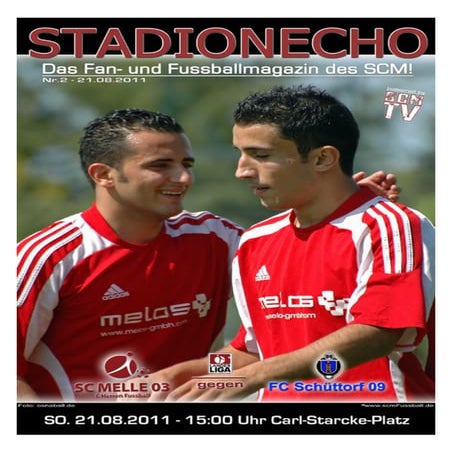 Stadionecho SC Melle 03 gegen FC Schüttorf 09 - Fußball Landesliga Weser-Ems