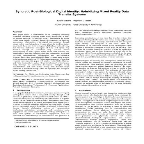 Stadon Digital Simulations and Real Time Applications Conference 2011