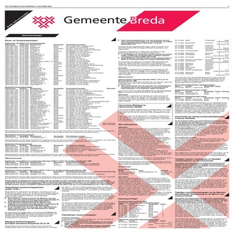 Stadsblad Breda (Gemeente Paginas) 051012 | PDF