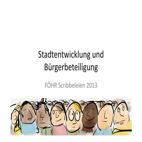 Stadtentwicklung und Bürgerbeteiligung