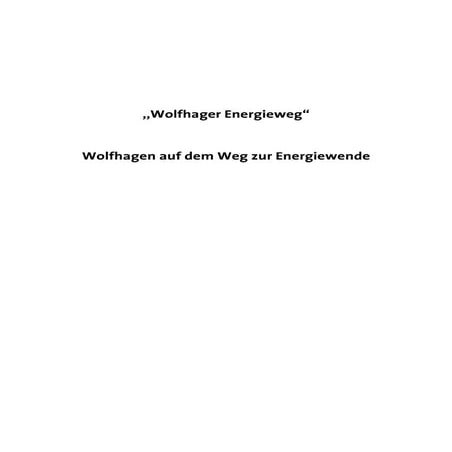 Stadtwerke Wolfhagen Wolfhager Energieweg