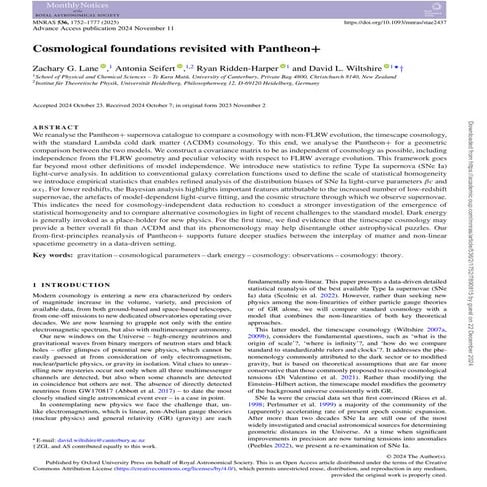 Cosmological foundations revisited with Pantheon+