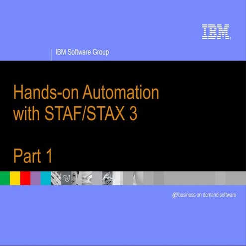 Staf stax-hands on-part1