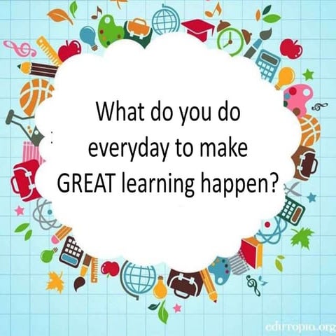 What is GREAT teaching and learning? By the staff at Chalfonts.