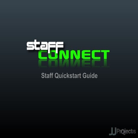 Staffconnect Staff Quickstart Guide