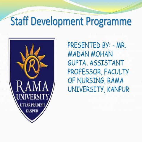 Staff development program