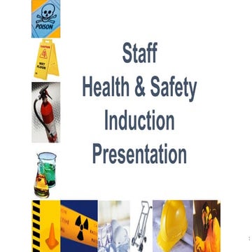 Staff EHS induction presentation for construction