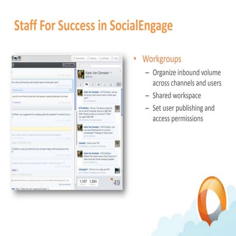 Staff for Success with SocialEngage