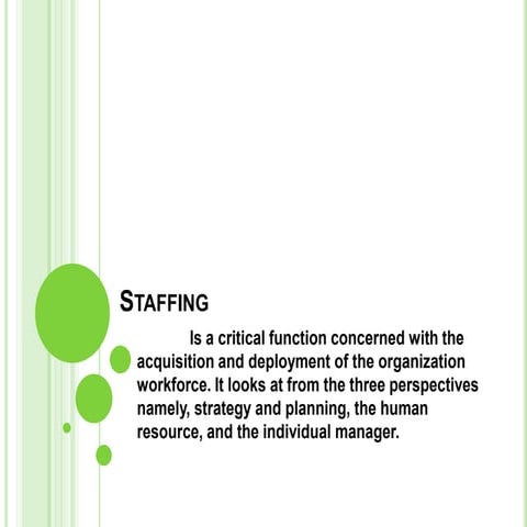 Staffing Process | PPT