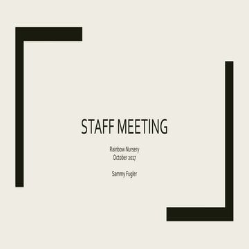 Reminders about behaviours and boundaries in early years