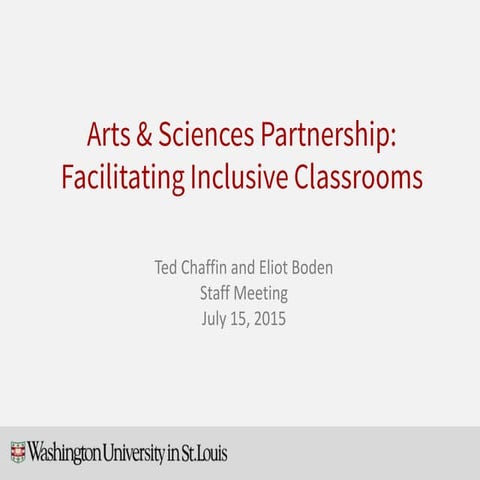 E-Learning Project Overview