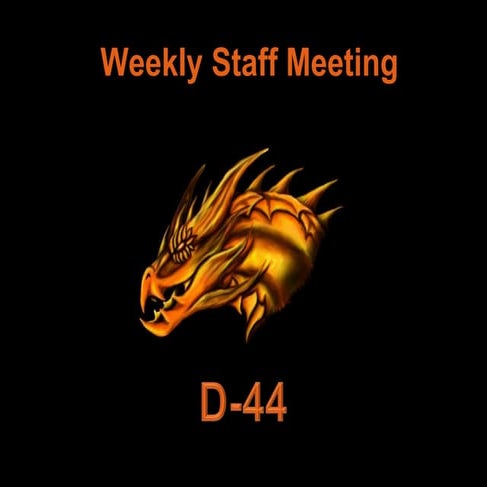 Staff meeting slides template | PPTX