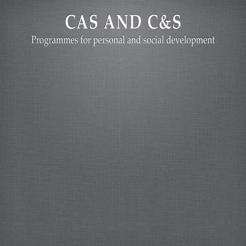 DC Staff CAS/C&S orientation sept 2012