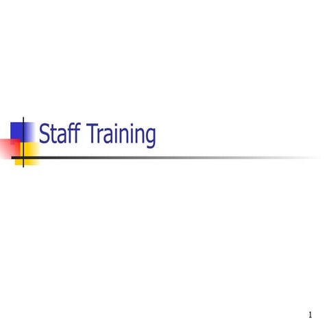 Staff Training