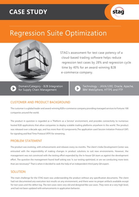 Regression Suite Optimization