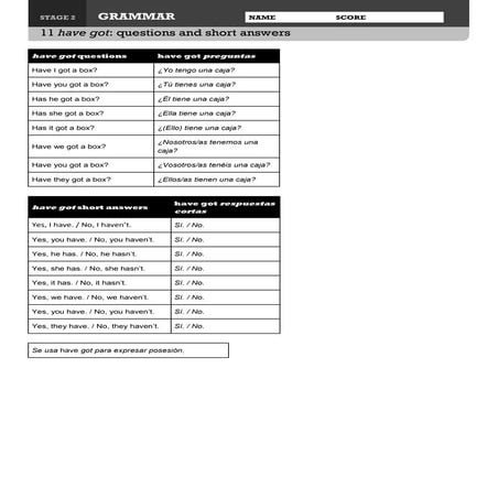 Stage 3 12_have_got_questions_and_short_answers | PDF