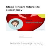 Stage 4 heart failure life expectancy pdf.pdf