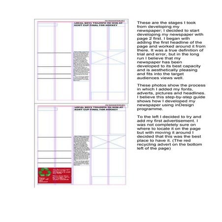 Step by Step Development of Newspaper