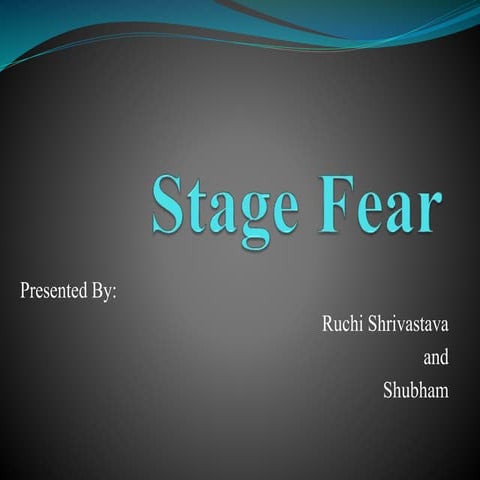 Stagefear 