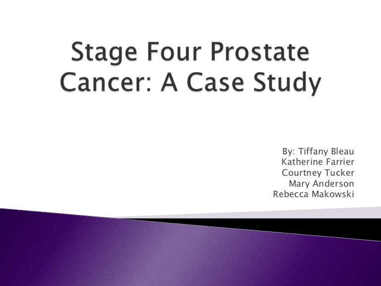 Stage four prostate cancer