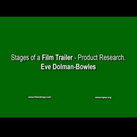 Stages of a film trailer