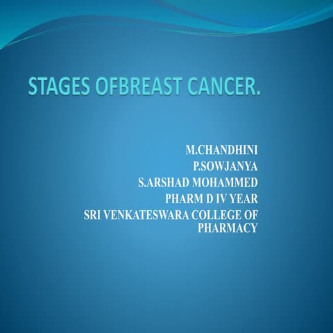 Stages of breast cancer | PPTX