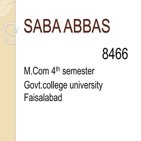 Stages of career development by saba abbas