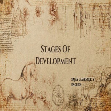 Stages of development 1