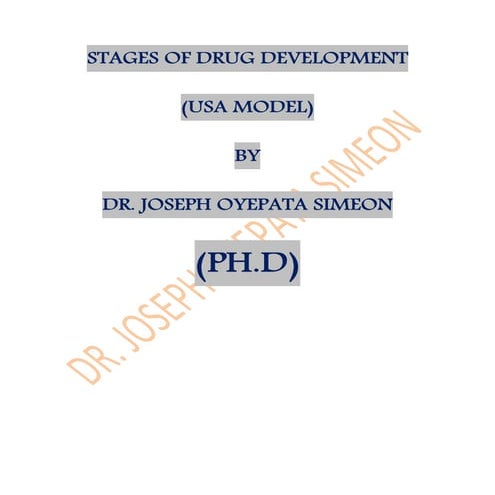 Drug development process | PDF