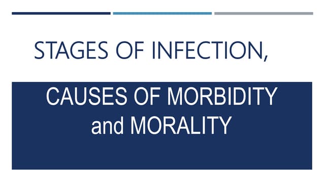 MAPEH 8 (Stages of infection)