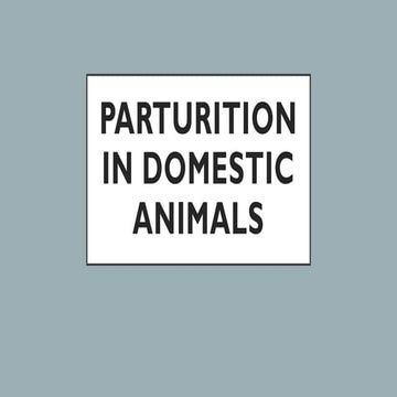 Stages of parturition in farm animals. | PPTX