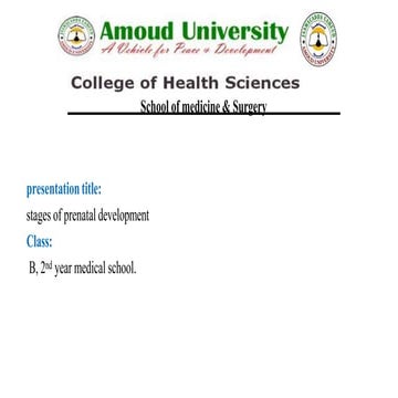 stages of prenatal development ......pptx
