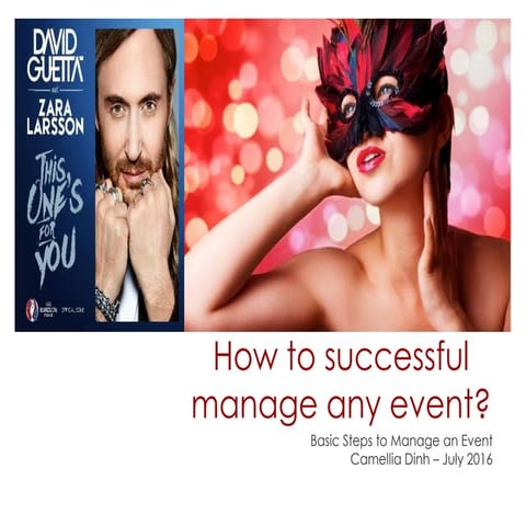 Stages to a Successful Event 