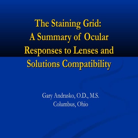Staining grid lecture