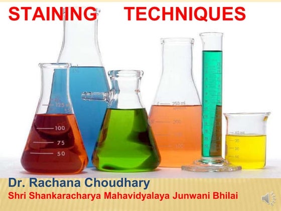 STAINING TECHNIQUES AND TYPES PROCEDURE. | PPTX | Chemistry | Science