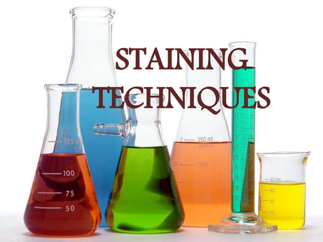 Staining techniques