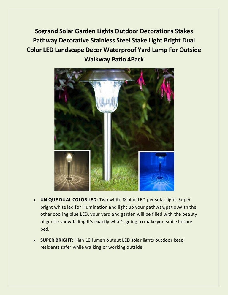 Stainless Steel Solar Path Lights Outdoor Waterproof Bright Led Path Lights Outdoor Waterproof Bright Led