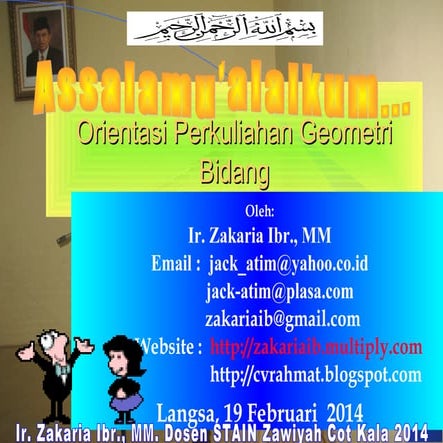 Stain zawiyah cot kala 2010 geometri bidang ke 1