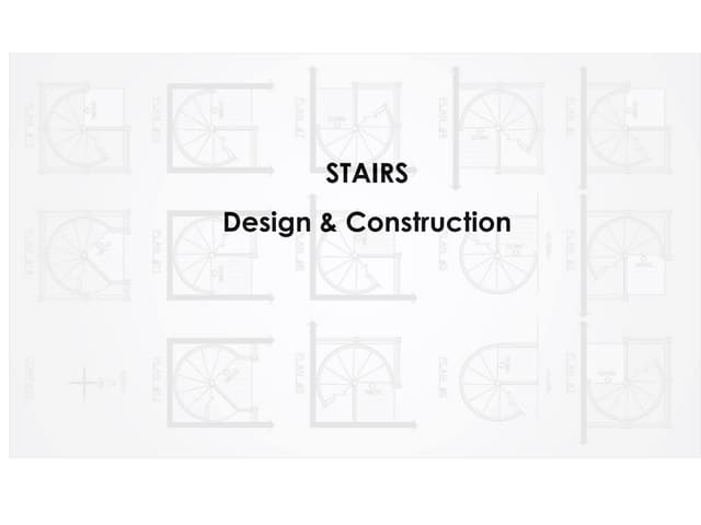 Types & construction of stairs with photos
