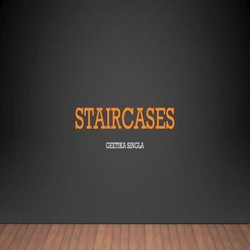 Types of Staircase