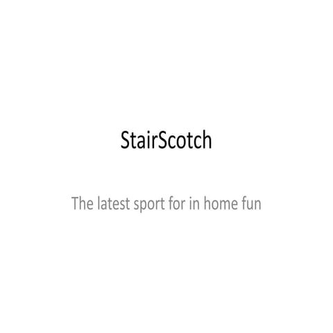 Stair scotch slide show