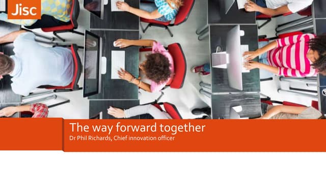 Stakeholder forum 2015 - The way forward together - Phil Richards