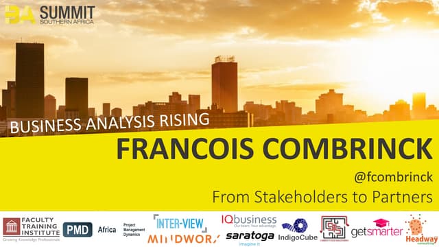 Stakeholders to Partners - Unlocking Hidden Value by Nurturing Stakeholder Re...