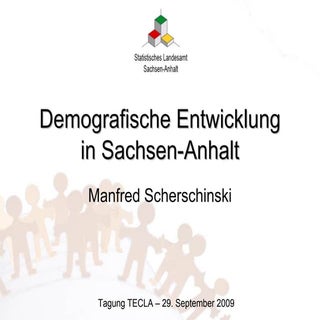 Demografische Entwicklung in Sachse...